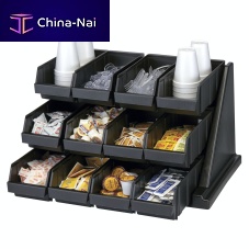 Food display rack VERSAwall-mountedcountertopplastic