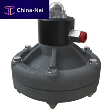 Diaphragm pulsation damper EQUAFLUX 51 pneumaticautomaticfor pump