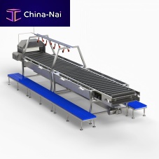 Fish heading machine