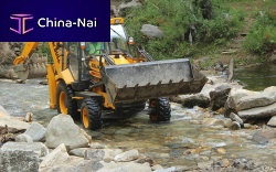 High payload backhoe loader BULL HD 76 4WD