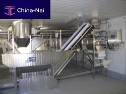 Shrimp shellfish production line