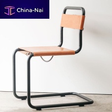 Bauhaus design chair PIPEwoodenmolded plywoodmetal