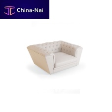 Chesterfield armchair GEORGEleatherfabricblack