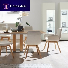 Contemporary dining chair S 700indoorfabricwooden base