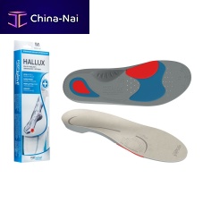 Orthopedic insole with heel pad FootWave HALLUXwith longitudinal arch padadultfor flat feet