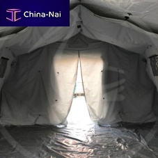 Rectangular reception tent TEAfabricstainless steelretractable