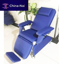 Manual chemotherapy chair HO-S154-sectionon castersadjustable backrest