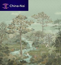 Contemporary wallpaper PIP STUDIO 6vinylfloralnature pattern