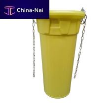 Plastic rubble chute