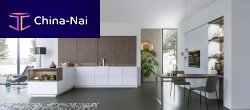 Contemporary kitchen PUR-FS | TOPOSashwood veneerhandleless