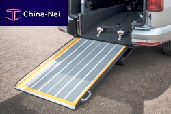Car wheelchair ramp transportable