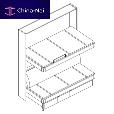 Folding bed KK1980/125-401for ships