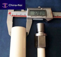 Plunger piston ceramicfor the food industryfor the petrochemical industry