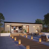 Eco-friendly house CABANA 600modularmodernsingle-story