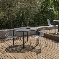 Contemporary side table NEOsteelpolypropylenesteel base