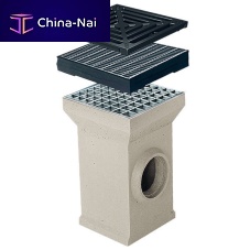 Polymer concrete manhole MEAGARDcast ironrecessed