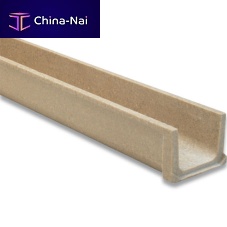 Drainage channel with grating EUROSELFslotpolymer concretegalvanised steel grate