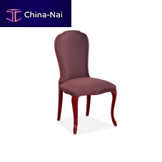 Classic chair GALAindoorfabriclacquered wood base