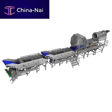 Spinach processing line