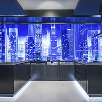 PVC stretch ceiling DPS PICTUREpanelfloatingfor clean rooms