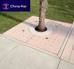 Square tree grate CIRCE®engineered stone