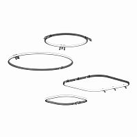 Hanging light fixture LOOPLEDlinearround