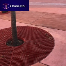 Square tree grate metal