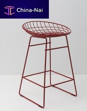 Contemporary bar stool steel basered