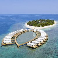 Prefab house WATER VILLAfloatingeco-friendlyanti-seismic