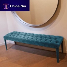 Chesterfield bed bench FARFALLAfabricleatherhome
