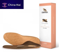 Orthopedic insole with heel pad L405 with longitudinal arch padwith plantar padadult