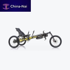 Crank-propelled recumbent trike KETTWIESEL CROSSelectricadultfolding