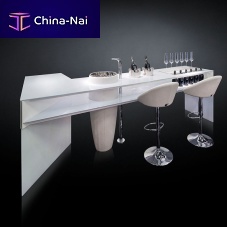 Bar counter ESSENTIALtempered glasslow-density polyethylene (LDPE)low-density polyethylene (LDPE)
