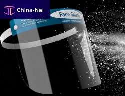 Anti-fog coating face-shield