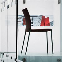 Contemporary chair TALIAindoorfabricleather