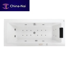 Free-standing bathtub FONTEwhirlpoolPMMAwhite