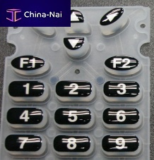 15-key keypad siliconefor access control