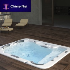 Built-in hot tub NEON : WSP-SLV-SPA3S2060VXrectangular3-seateroutdoor