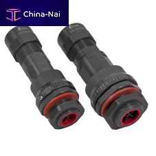 Electrical power supply electrical connector FASTEX-Mcoaxialcylindrical3-pole