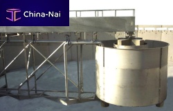 Circular clarifier PTA serieswith scraper bridge