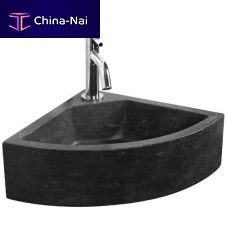 Wall-mounted washbasin FONTEINSET TAROstonecornercontemporary