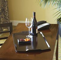 Plastic serving tray 1525RSTfor hotel rooms