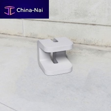 Floor-mounted bike rack FLOW:444concretecommercialfor public space