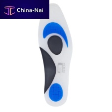 Orthopedic insole with heel pad 591with longitudinal arch padwith plantar padadult