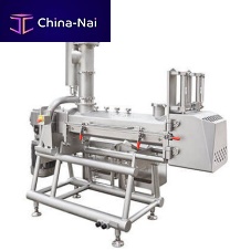 Continuous dough pasta pre-mixer belthorizontal