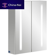 Bathroom mirror cabinet with built-in lighting MY VIEW 14 : A420G6contemporarywall-mounted