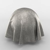 Body protection fabric LYON for electronicsplainfloral pattern