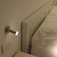 Contemporary wall light CLIOindoormetalround