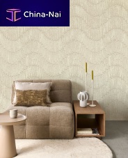 Contemporary wallpaper SENSORYvinylplainstriped