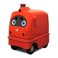 Food delivery robot DeliRofor hotelfor shopping centersfor warehouse
